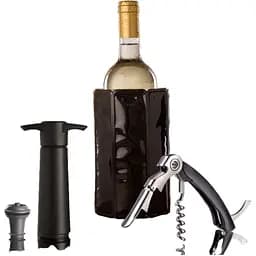 Набір для вина чорний Original Vacu Vin (Q5037)