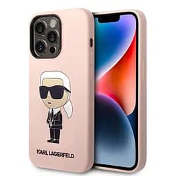 Чехол Karl Lagerfeld Liquid SilicOne Ikonik NFT для iPhOne 15 Pro Pink (57983116787)
