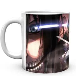 Кружка GeekLand Attack on Titan Атака Титанов Эрен Микаса AOT 002.01 330 мл белая