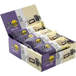 Набір протеїнових батончиків FitWin Cookies Cream 12 шт. х 60 г