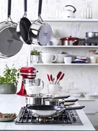 Набір сковорідок KitchenAid CSS 24/28 см з керамічним покриттям 2 предмети (CC005707-001) - мініатюра 7