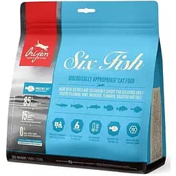 Сухий корм для кішок Orijen 6 Fish Cat&kitten 340 г (0064992281342)