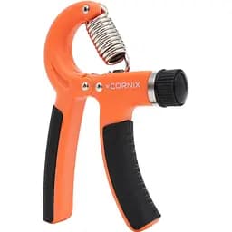 Еспандер кістьовий Cornix 5-60 кг з регульованим навантаженням XR-0143 Orange/Black