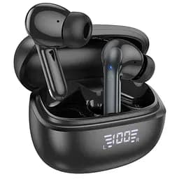 Бездротові навушники HOCO EQ5 Energy true wireless ANC+ENC noise reduction BT headset Black (6942007602419) - мініатюра 2
