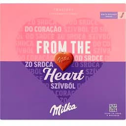 Цукерки Milka з кремово-полуничною начинкою в молочному шоколаді 110 г (832866)