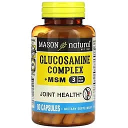 Комплекс глюкозамина с МСМ Mason Natural 90 капсул