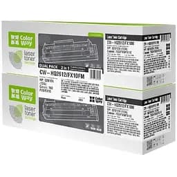 Картридж ColorWay HP Q2612AF, Canon FX-10 Universal Dual Pack 2 шт. (CW-HQ2612/FX10FM)