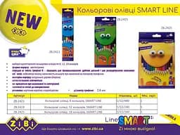 Олівці кольорові, 18 кольорів, SMART Line ZB.2425 ZiBi (4823078932334) - мініатюра 2