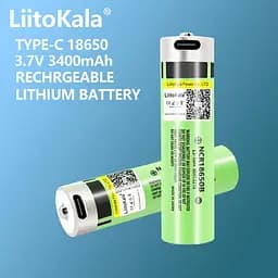 Акумулятор LiitoKala Lii-USB-34B 18650 3400mah - мініатюра 3