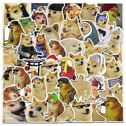 Стікерпак GeekLand Dogecoin 50 штук - мініатюра 2