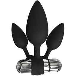 Набір анальних вібропробок Bathmate Anal Training Plugs VIBE діаметр 2.5 см 3.1 см 3.8 см