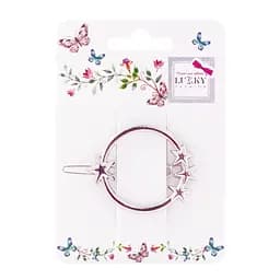 Затискач дитячий для волосся "Зірочка" T18576 сріблястий