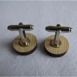 Дерев'яні Запонки Маска Handmade acs0005965 - мініатюра 2