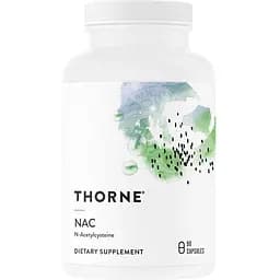 Амінокислота Thorne NAC (N-Acetyl-L-Cysteine) 90 капсул
