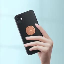 Кільце-тримач Baseus Invisible phone ring holder рожевий золотистий SUYB-0R - мініатюра 2