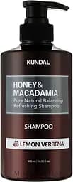 Шампунь відновлюючий "Лимон & Вербена" 500 мл Kundal Honey & Macadamia Shampoo Lemon Verbena