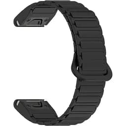 Ремешок DK CDK для Garmin Instinct 2X 26mm Silicone Shaped Magnetic Band (019625) (black)