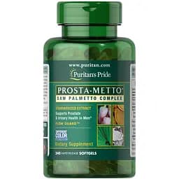 Натуральна добавка Puritan's Pride Prosta-Metto 120 капсул