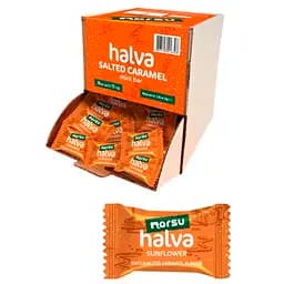 Халва подсолнечная Norsu со вкусом соленой карамели шоубокс 1.05 кг