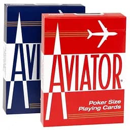 Карты игральные United States Playing Card Company Aviator Standard Index (red blue) (AIRB)