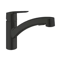 Змішувач для кухні Grohe QuickFix Start 303072431, Чорний матовий