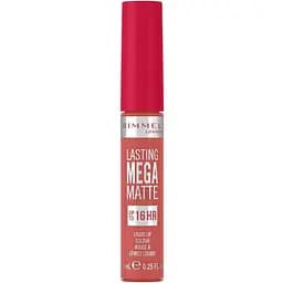 Рідка матова помада для губ Rimmel Lasting Mega Matte відтінок 600 Coral Sass 7.4 мл - мініатюра 2