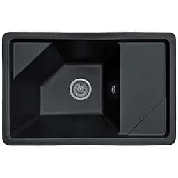 Мийка кухонна Valetti 64N гранітна 720х460 мм чорна