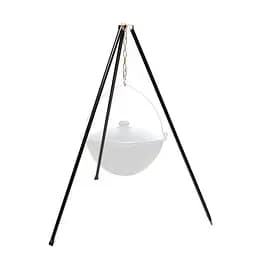 Тринога сталева туристична похідна розбірна в чохлі для підвішування казана з гачком (1 м), РКС-Пром 87695