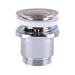 Донний клапан Globus Lux HG-041S-S- BR (Click-clack), Хром - мініатюра 2