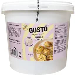 Соус Gusto Часниковий 5 кг