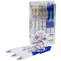 Набір гелевих ручок автоматичних Malevaro чорнила синього кольору пиши-стирай 12 шт. (33190/12)