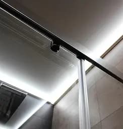 Душова кабіна Dusel DL194 Chrome 90x90, Хром, Універсальна, прозорий, хром, 90x90 - мініатюра 6