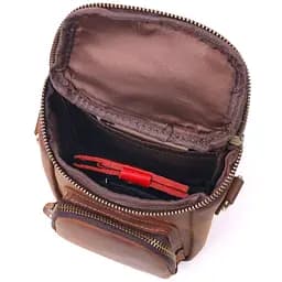 Чоловіча шкіряна сумка Vintage 13,5х19х8 см sum0022406 - мініатюра 4
