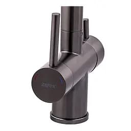 Змішувач для кухні на дві води з гнучким виливом Zerix KIT-021 graphite ZX5559 Графіт - мініатюра 4