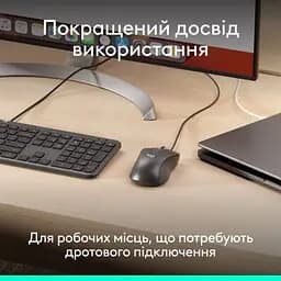Комп'ютерна мишка Logitech Signature M520 for Business USB-C Graphite (910-007511) - мініатюра 2