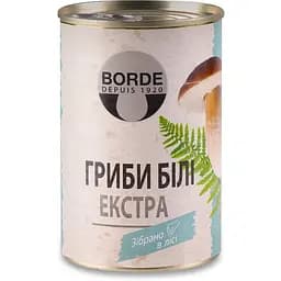 Грибы консервированные Borde белые экстра 400 г