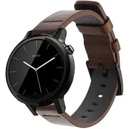 Шкіряний ремінець Primo Classic для годинника Motorola Moto 360 2nd gen (42 мм ) Coffee