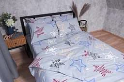 Підковдра Moon&Star Бязь Gold Люкс Light Stars Двоспальна 175x210 см - мініатюра 2