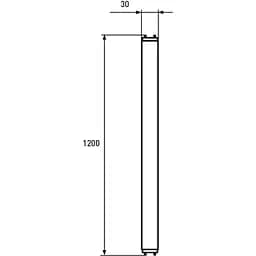 Світлодіодна лампа Eurolamp LED Nano, T8, 18W, 6500K (LED-T8-18W/6500(nano)) - мініатюра 2