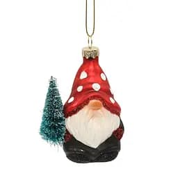 Елочное украшение "Гном с елкой" 5*4*8,8 см, YQ1406844