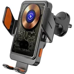 Держатель Auto open-close Transparent Wireless Charger T11 15W