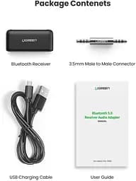 Bluetooth-ресивер UGREEN CM276 Bluetooth 5.0 Receiver Audio Adapter (UGR-70303) - мініатюра 8
