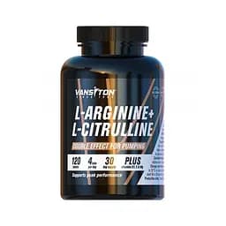 Аргінін і цитрулін Vansiton L-Arginine + L-Citrulline, 120 таблеток
