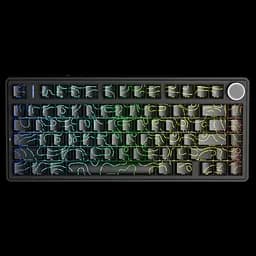 Клавиатура беспроводная Aula F75 RGB Side Printed Contours Black