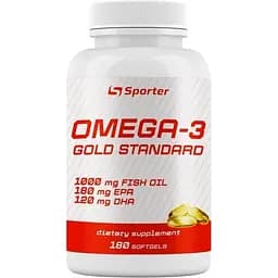 Омега-3 Sporter Omega 3 Gold Standard, 180 капсул