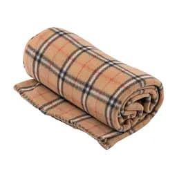 Плед Ardesto Fleece 130x160 см клітинка бежевий (ART0722PB) - мініатюра 2