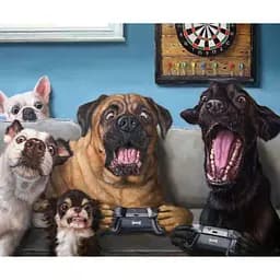 Картина постер на полотні BrushMe Геймери