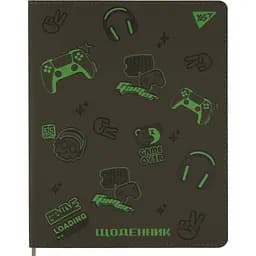 Щоденник шкільний Yes PU інтегральний Game over (911616)