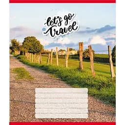 Тетрадь ученическая "Село" Leader 012-500342K-4 в клеточку, 12 листов