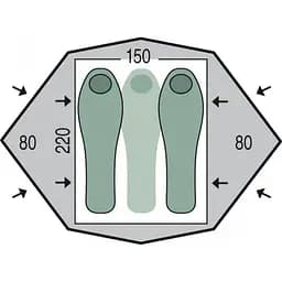 Намет Pinguin Gemini 150 (1033-PNG 111) - мініатюра 2